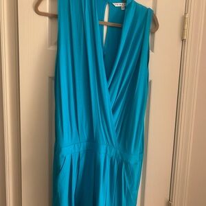 Trina Turk Turquoise romper - Size Medium